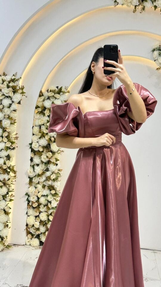 KABARIK BALON KOL SATEN A KESİM GÜL KURU ABİYE  36