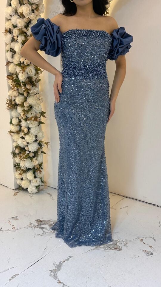 TAŞLI BALIK MAVİ  ABİYE 42