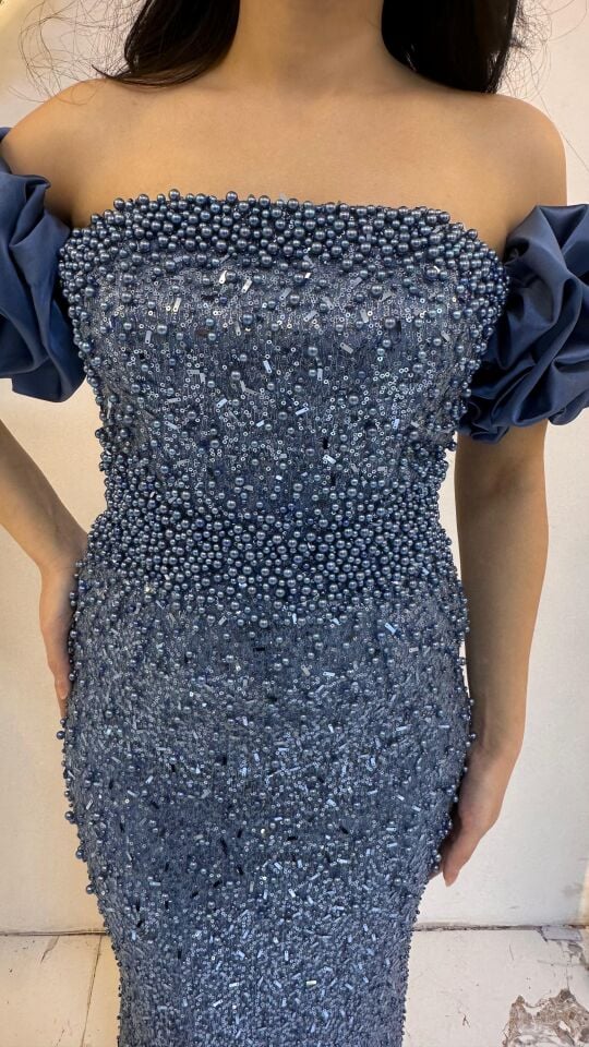 TAŞLI BALIK MAVİ  ABİYE 42