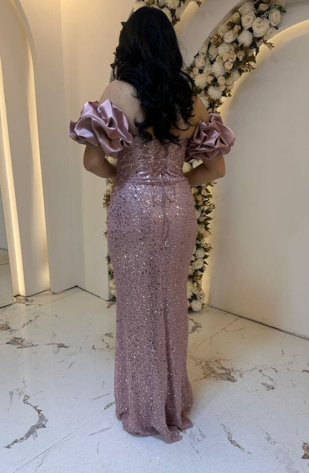 TAŞLI BALIK PUDRA PEMBE  ABİYE 44