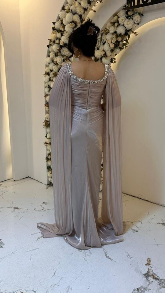 LİLA PELERİN KOL ABİYE 44