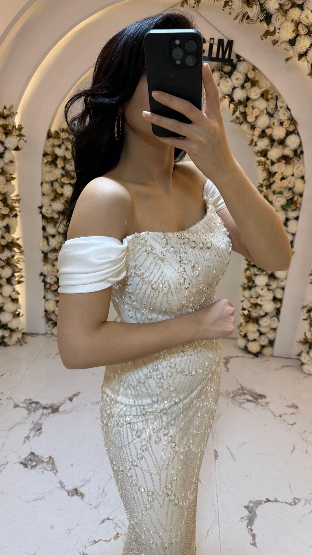 BEYAZ  ELORA ABİYE 38