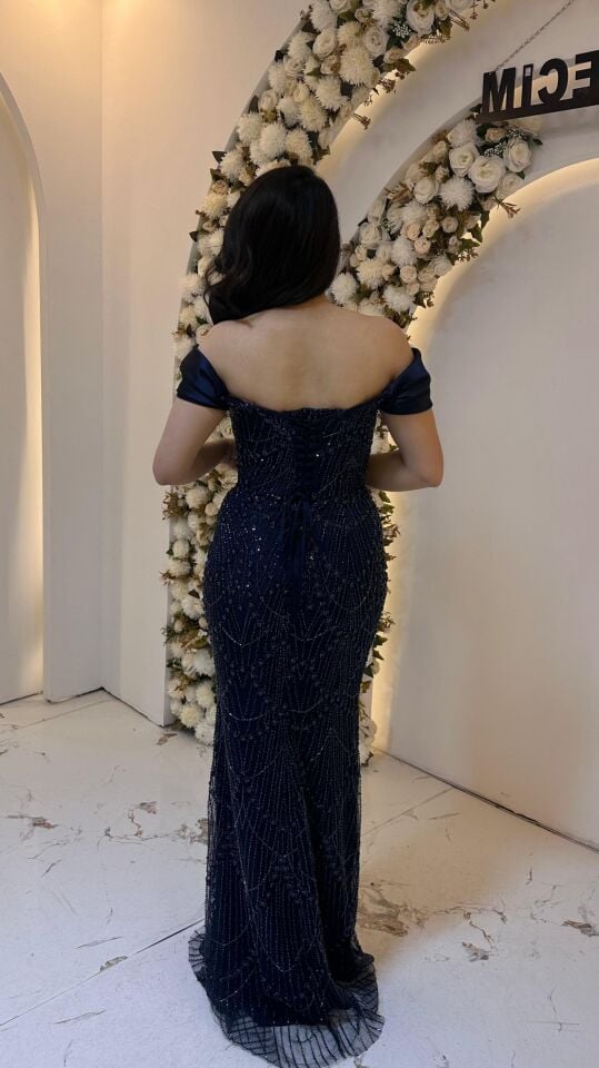 LACİVERT  ELORA ABİYE 42