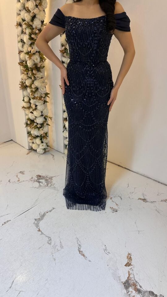 LACİVERT  ELORA ABİYE 42