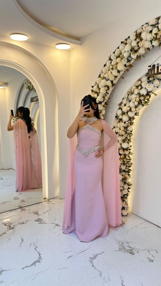 PUDRA PELERİNLİ TAŞ ABİYE 44